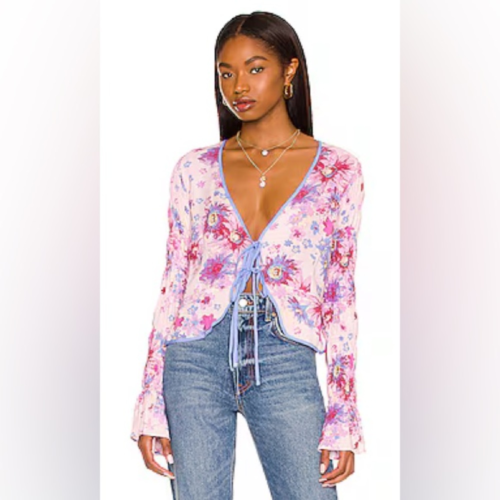 Free People Venice Printed Top